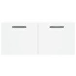 fehér szerelt fa faliszekrény 80 x 36,5 x 35 cm