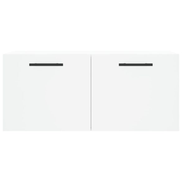 fehér szerelt fa faliszekrény 80 x 36,5 x 35 cm