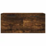 füstös tölgy színű szerelt fa faliszekrény 80 x 36,5 x 35 cm