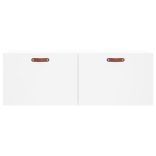 fehér szerelt fa faliszekrény 100 x 36,5 x 35 cm