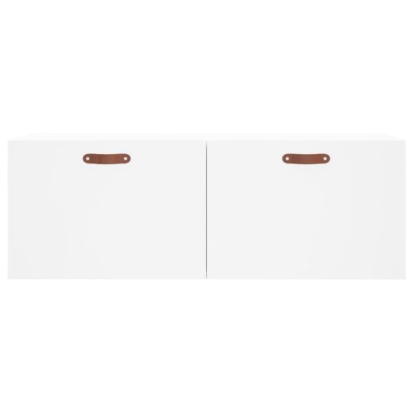 fehér szerelt fa faliszekrény 100 x 36,5 x 35 cm