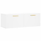 fehér szerelt fa faliszekrény 100 x 36,5 x 35 cm