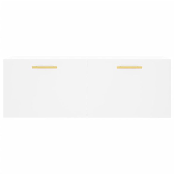 fehér szerelt fa faliszekrény 100 x 36,5 x 35 cm