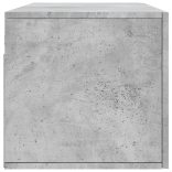 betonszürke szerelt fa faliszekrény 100 x 36,5 x 35 cm