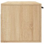 sonoma tölgy színű szerelt fa faliszekrény 100 x 36,5 x 35 cm