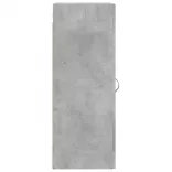 betonszürke szerelt fa fali szekrény 34,5x34x90 cm