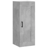 betonszürke szerelt fa fali szekrény 34,5x34x90 cm