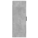 betonszürke szerelt fa fali szekrény 34,5x34x90 cm