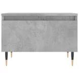 2 db betonszürke szerelt fa dohányzóasztal 50 x 46 x 35 cm