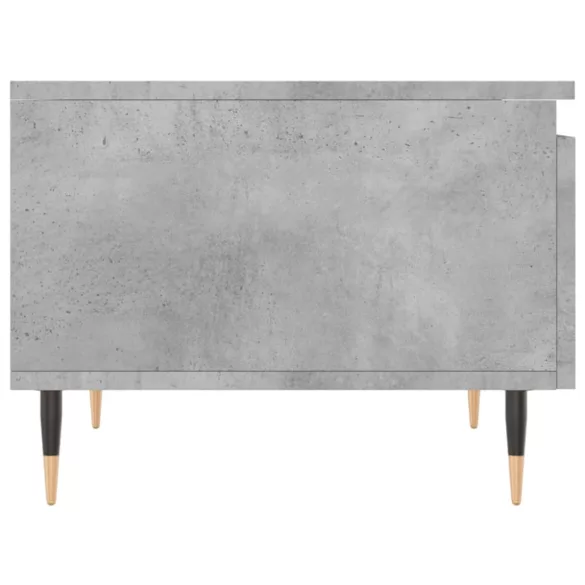 2 db betonszürke szerelt fa dohányzóasztal 50 x 46 x 35 cm