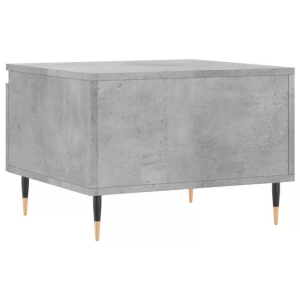 2 db betonszürke szerelt fa dohányzóasztal 50 x 46 x 35 cm