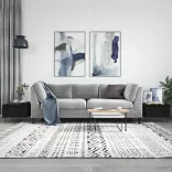 2 db fekete szerelt fa dohányzóasztal 50 x 46 x 35 cm