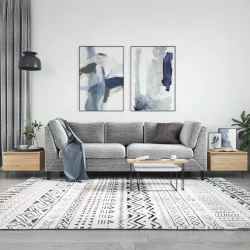   2 db sonoma tölgy szerelt fa dohányzóasztal 50 x 46 x 35 cm