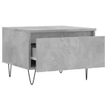2 db betonszürke szerelt fa dohányzóasztal 50 x 46 x 35 cm