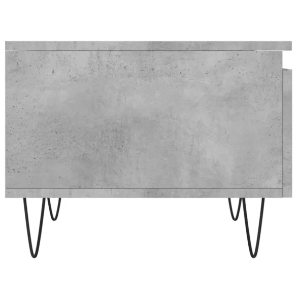 2 db betonszürke szerelt fa dohányzóasztal 50 x 46 x 35 cm