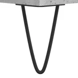2 db betonszürke szerelt fa dohányzóasztal 50 x 46 x 35 cm