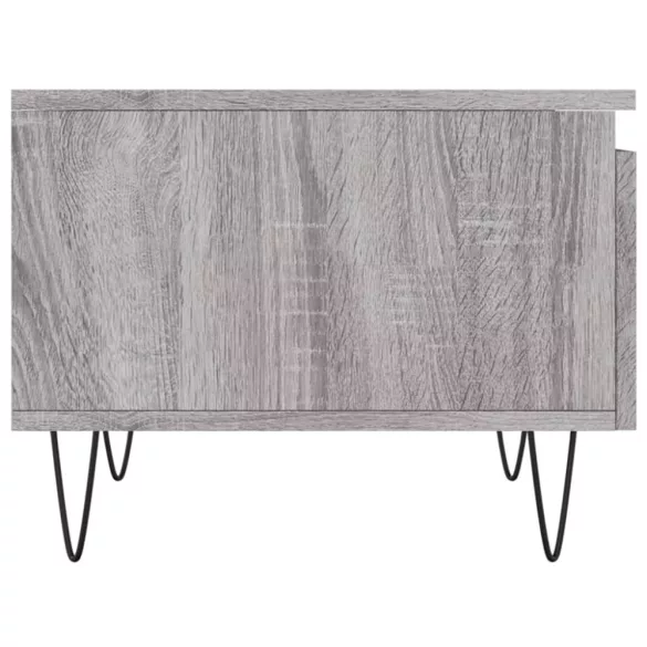 2 db szürke sonoma szerelt fa dohányzóasztal 50 x 46 x 35 cm