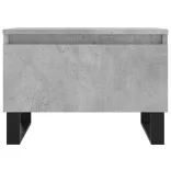 2 db betonszürke szerelt fa dohányzóasztal 50 x 46 x 35 cm