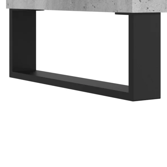 2 db betonszürke szerelt fa dohányzóasztal 50 x 46 x 35 cm