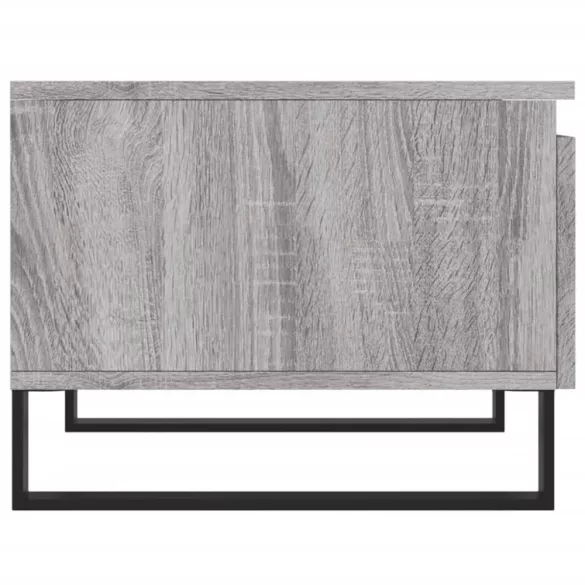 2 db szürke sonoma szerelt fa dohányzóasztal 50 x 46 x 35 cm