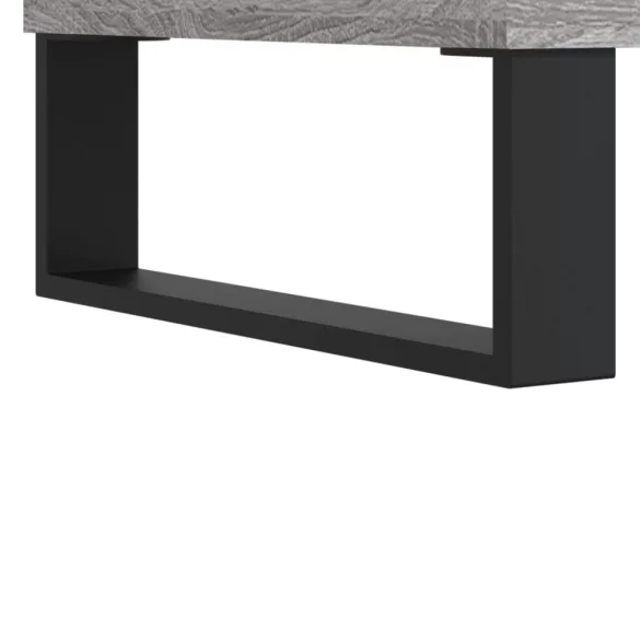 2 db szürke sonoma szerelt fa dohányzóasztal 50 x 46 x 35 cm