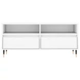 fehér szerelt fa TV-szekrény 100x34,5x44,5 cm