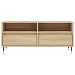 sonoma tölgyszínű szerelt fa TV-szekrény 100x34,5x44,5 cm