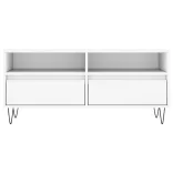 fehér szerelt fa TV-szekrény 100x34,5x44,5 cm