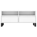 fehér szerelt fa TV-szekrény 100x34,5x44,5 cm