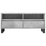 betonszürke szerelt fa TV-szekrény 100x34,5x44,5 cm