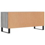 szürke sonoma színű szerelt fa TV-szekrény 100x34,5x44,5 cm