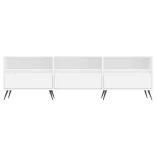 fehér szerelt fa TV-szekrény 150 x 30 x 44,5 cm