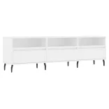 fehér szerelt fa TV-szekrény 150 x 30 x 44,5 cm