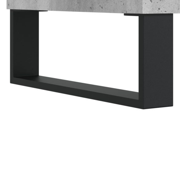 betonszürke szerelt fa TV-szekrény 150x30x44,5 cm