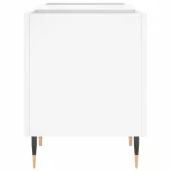 fehér szerelt fa hanglemezszekrény 121x38x48 cm