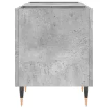 betonszürke szerelt fa hanglemezszekrény 121x38x48 cm