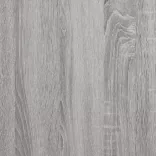 szürke sonoma színű szerelt fa hanglemezszekrény 121x38x48 cm