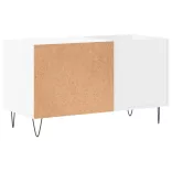 fehér szerelt fa hanglemezszekrény 85x38x48 cm