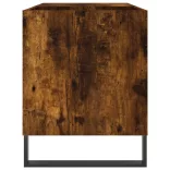 füstös tölgy színű szerelt fa hanglemezszekrény 85x38x48 cm