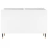 fehér szerelt fa hanglemezszekrény 74,5x38x48 cm