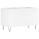 fehér szerelt fa hanglemezszekrény 74,5x38x48 cm