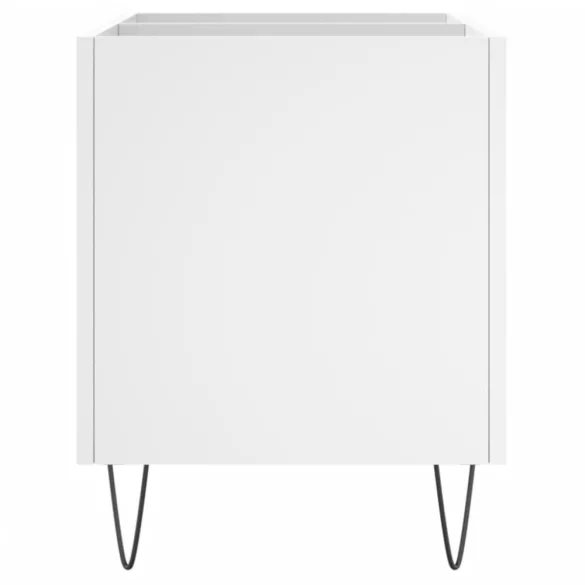 fehér szerelt fa hanglemezszekrény 74,5x38x48 cm