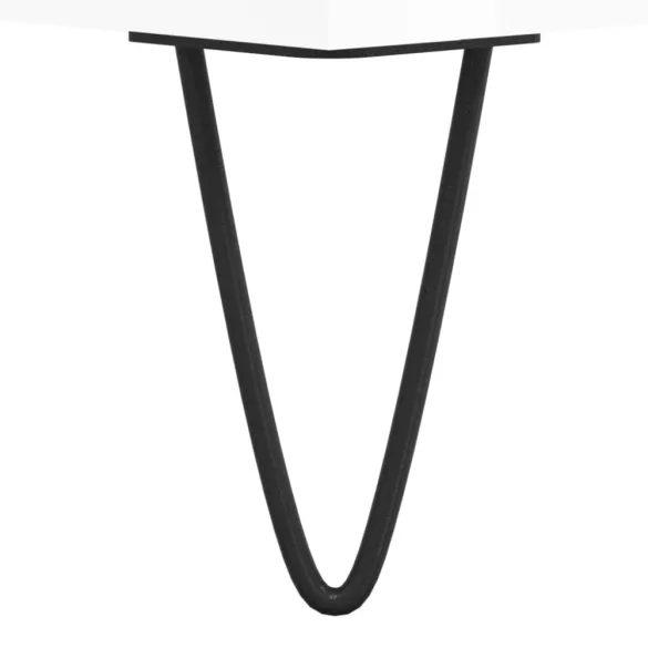 magasfényű fehér szerelt fa hanglemezszekrény 74,5x38x48 cm