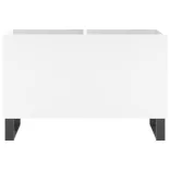 fehér szerelt fa hanglemezszekrény 74,5x38x48 cm