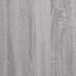 szürke sonoma színű szerelt fa hanglemezszekrény 100x38x48 cm