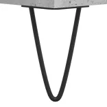 betonszürke szerelt fa hanglemezszekrény 100 x 38 x 48 cm