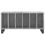 betonszürke szerelt fa hanglemezszekrény 100 x 38 x 48 cm