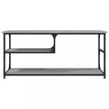 szürke sonoma színű szerelt fa és acél TV-szekrény 103x38x46,5