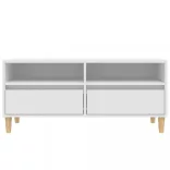 fehér szerelt fa TV-szekrény 100x34,5x44,5 cm