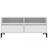 fehér szerelt fa TV-szekrény 100x34,5x44,5 cm